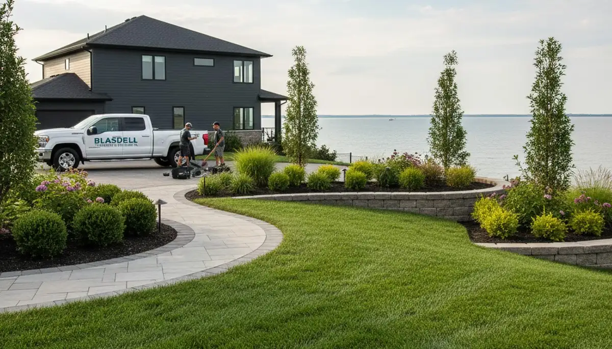 Buffalo, NY landscaping team providing professional lawn care and landscape maintenance services