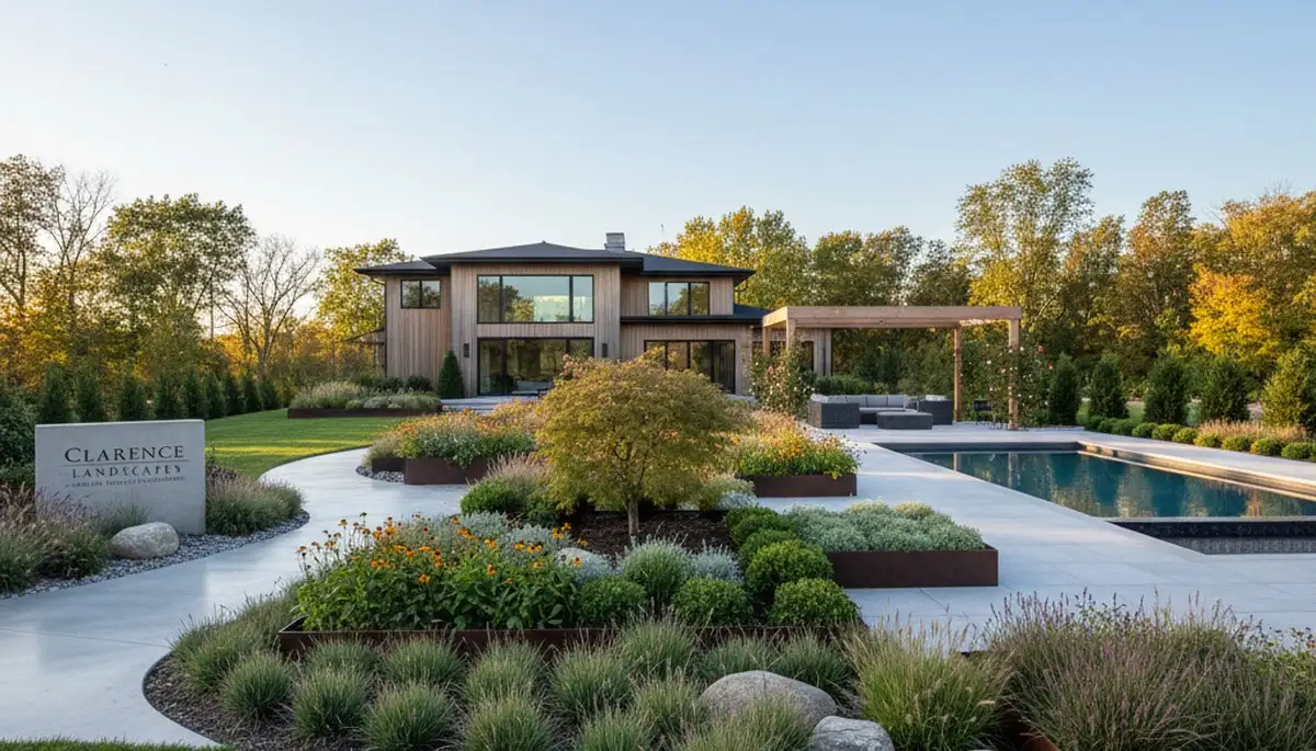 Buffalo, NY landscaping crew provides professional lawn care and landscape maintenance services