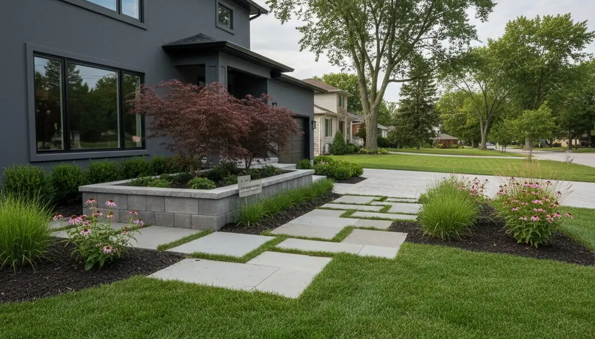 Landscaping crew serving Buffalo, NY with professional outdoor property care