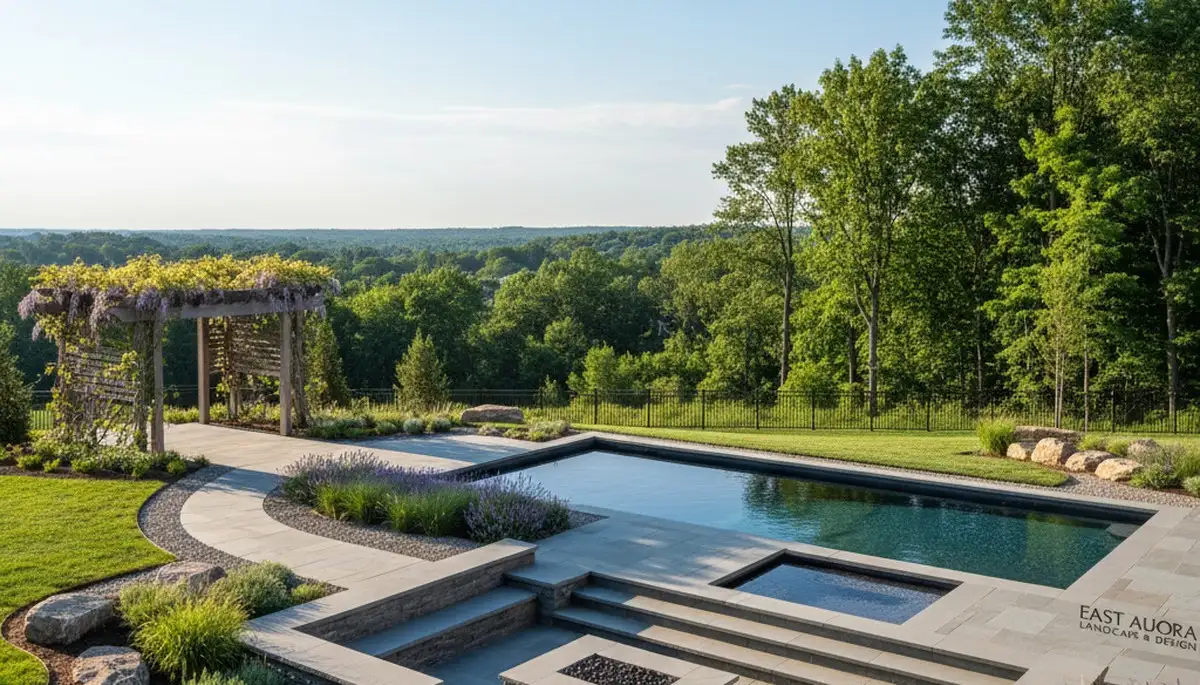 Landscaping crew serving Buffalo, NY with professional lawn and landscape maintenance services