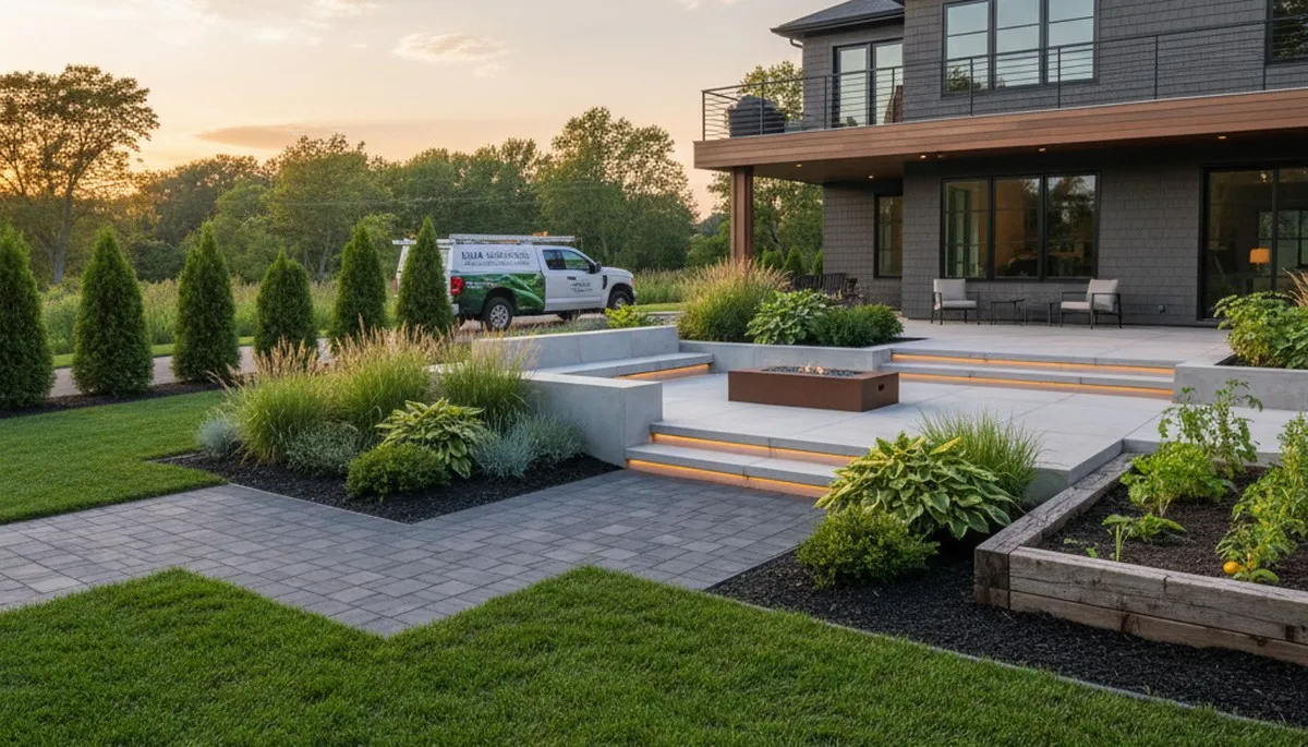 Buffalo, NY landscaping team providing professional lawn care and landscape maintenance services